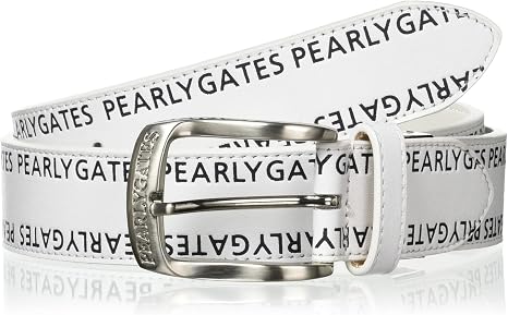 PEARLY GATES ベルト 053-2282801 ホワイトサイズS Amazon | [パーリーゲイツ] ユニセックス ベルト サイドロゴ レザー